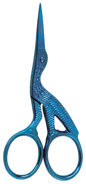 Blue Stork Scissors